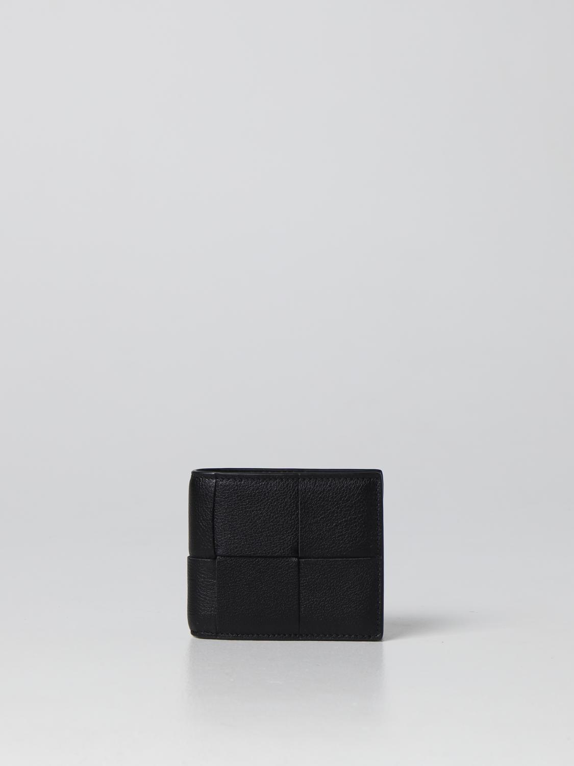 BOTTEGA VENETA WALLET: Bottega Veneta bi-Fold leather wallet, Black - Img 1