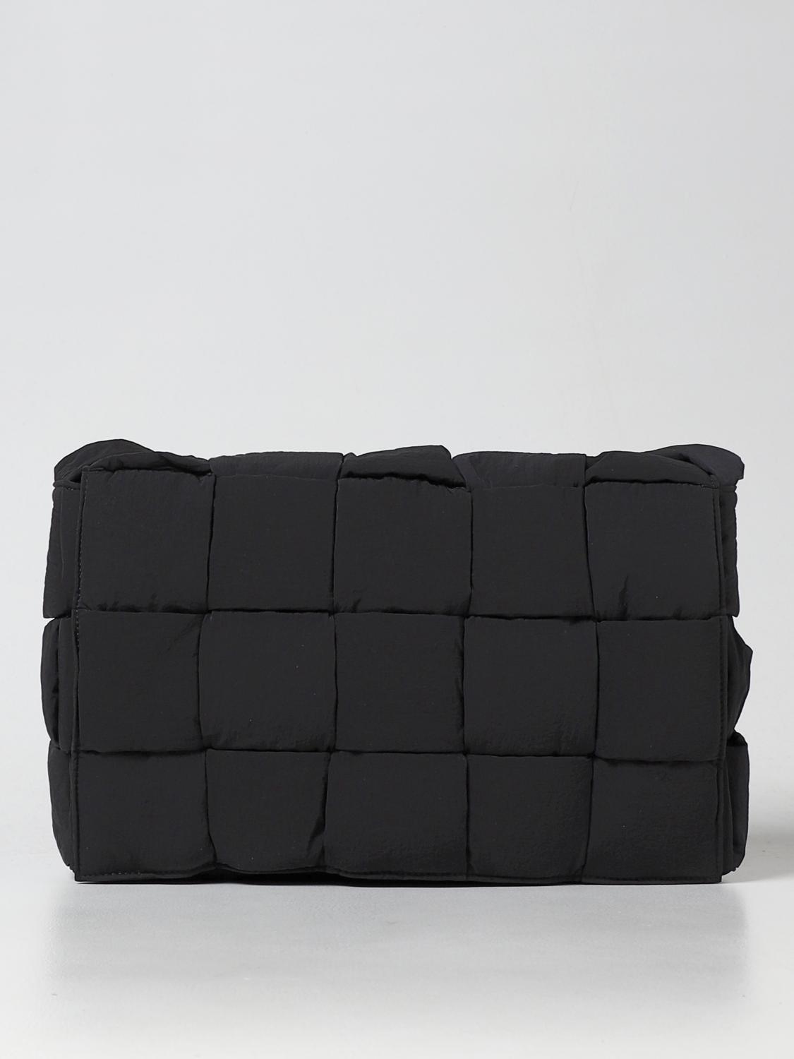 BOTTEGA VENETA SHOULDER BAG: Bottega Veneta Padded Tech Cassette nylon bag, Black - Img 1