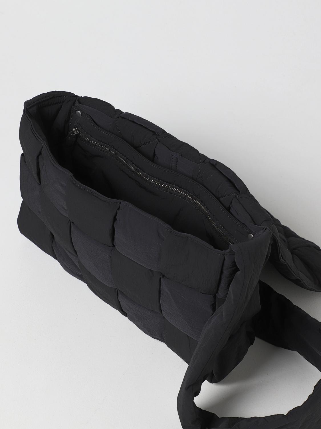 BOTTEGA VENETA SHOULDER BAG: Bottega Veneta Padded Tech Cassette nylon bag, Black - Img 4