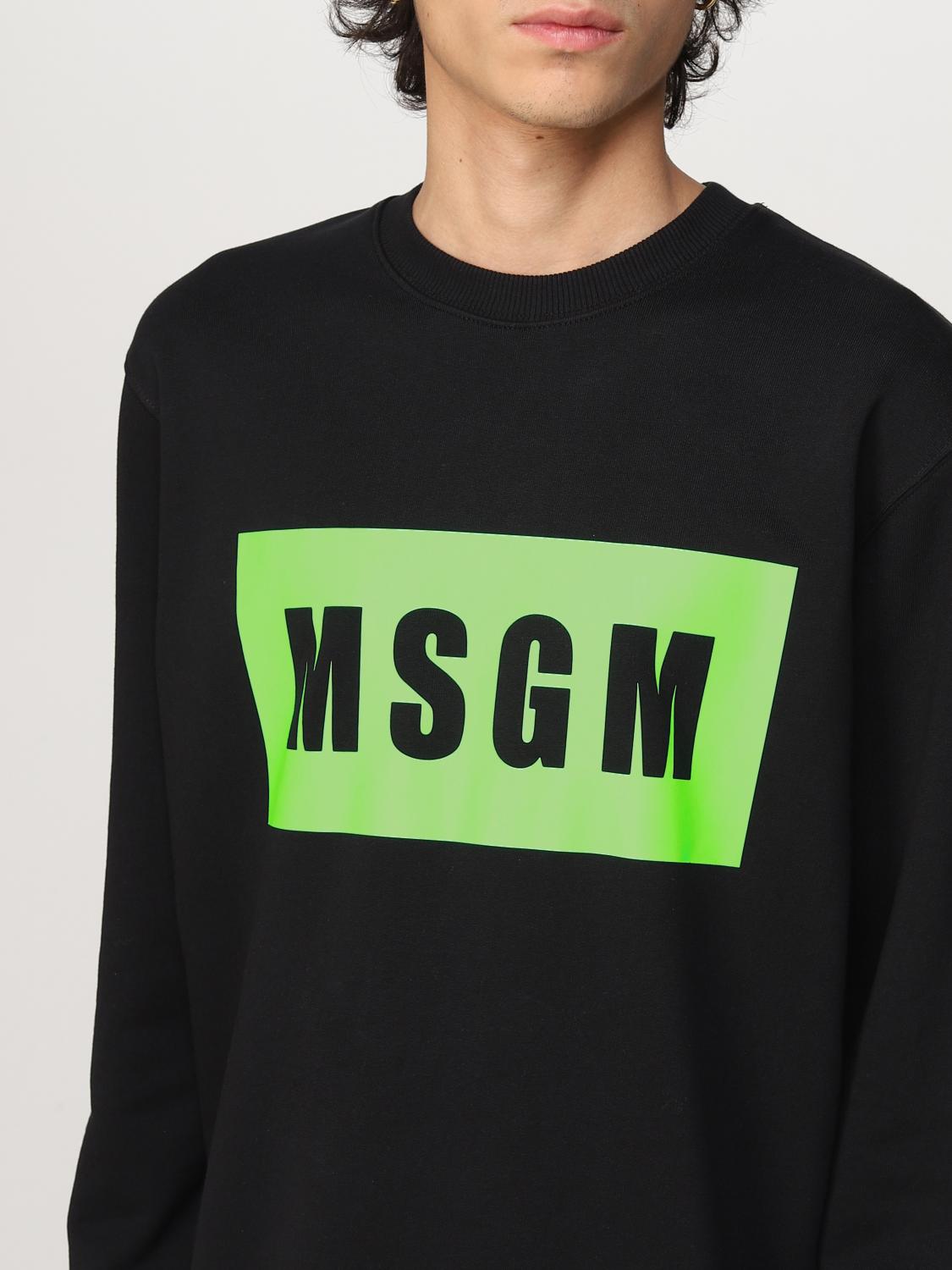 MSGM FELPA: Felpa MSGM con logo, Nero - Img 3