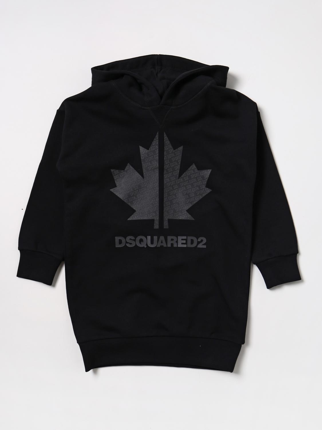 DSQUARED2 KLEID: Dsquared2 Junior Mädchen Kleid, Schwarz - Img 1