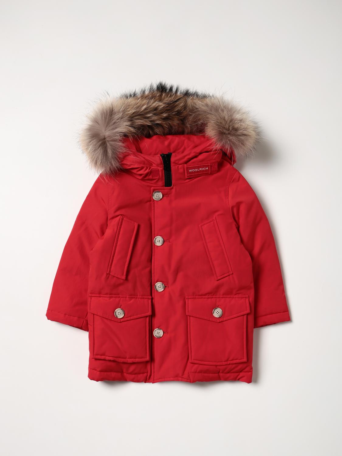 WOOLRICH COAT: Coat kids Woolrich, Red - Img 1