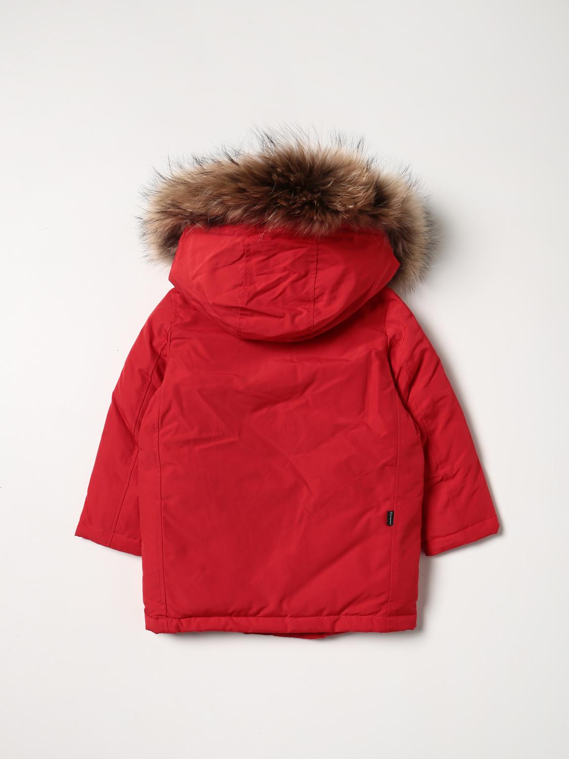WOOLRICH COAT: Coat kids Woolrich, Red - Img 2