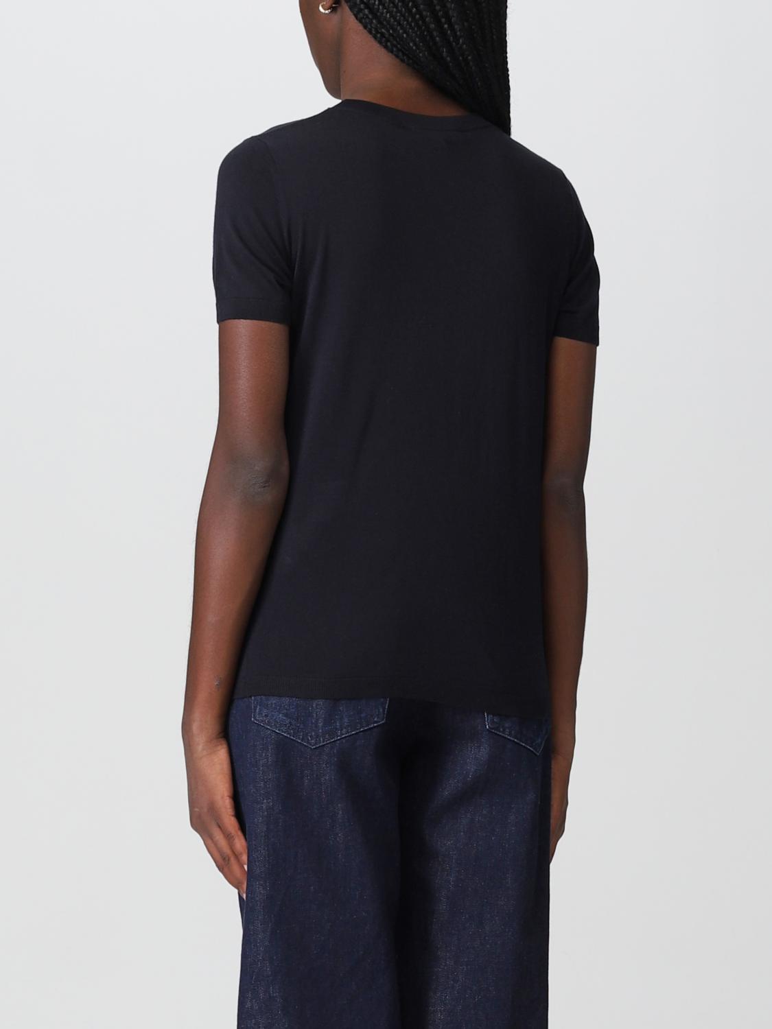 'S MAX MARA CAMISETA: Camiseta mujer S Max Mara, Azul Oscuro - Img 2