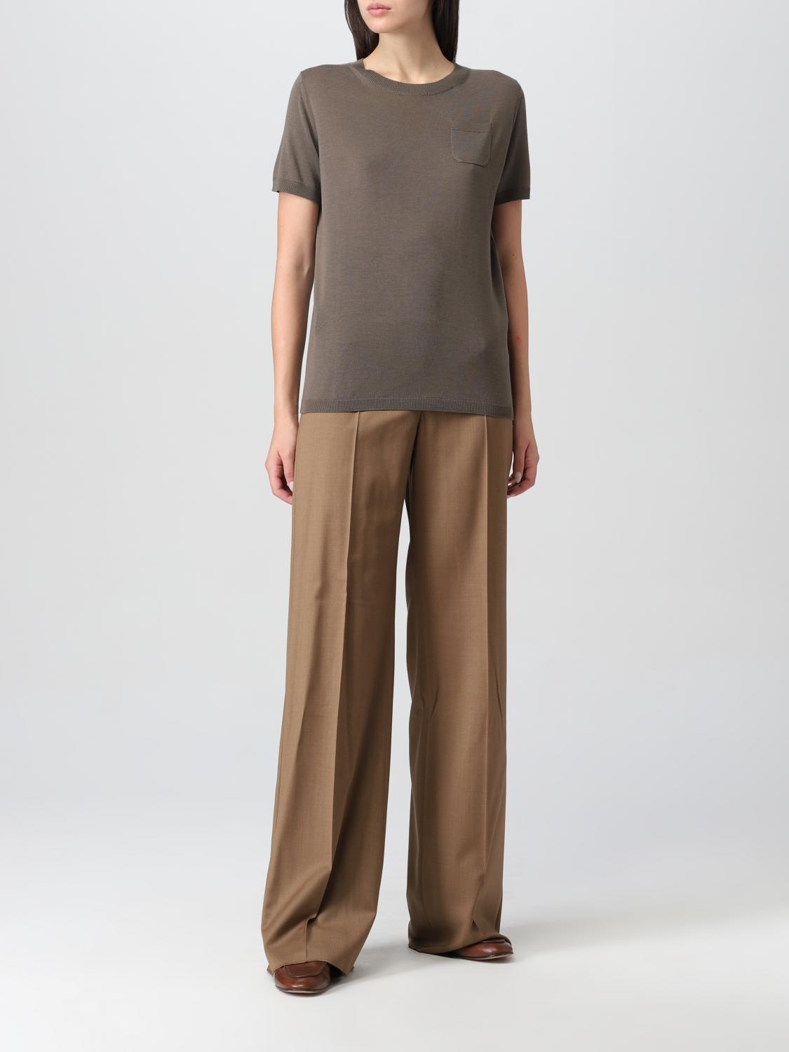 'S MAX MARA T-SHIRT: T-shirt women S Max Mara, Green - Img 2