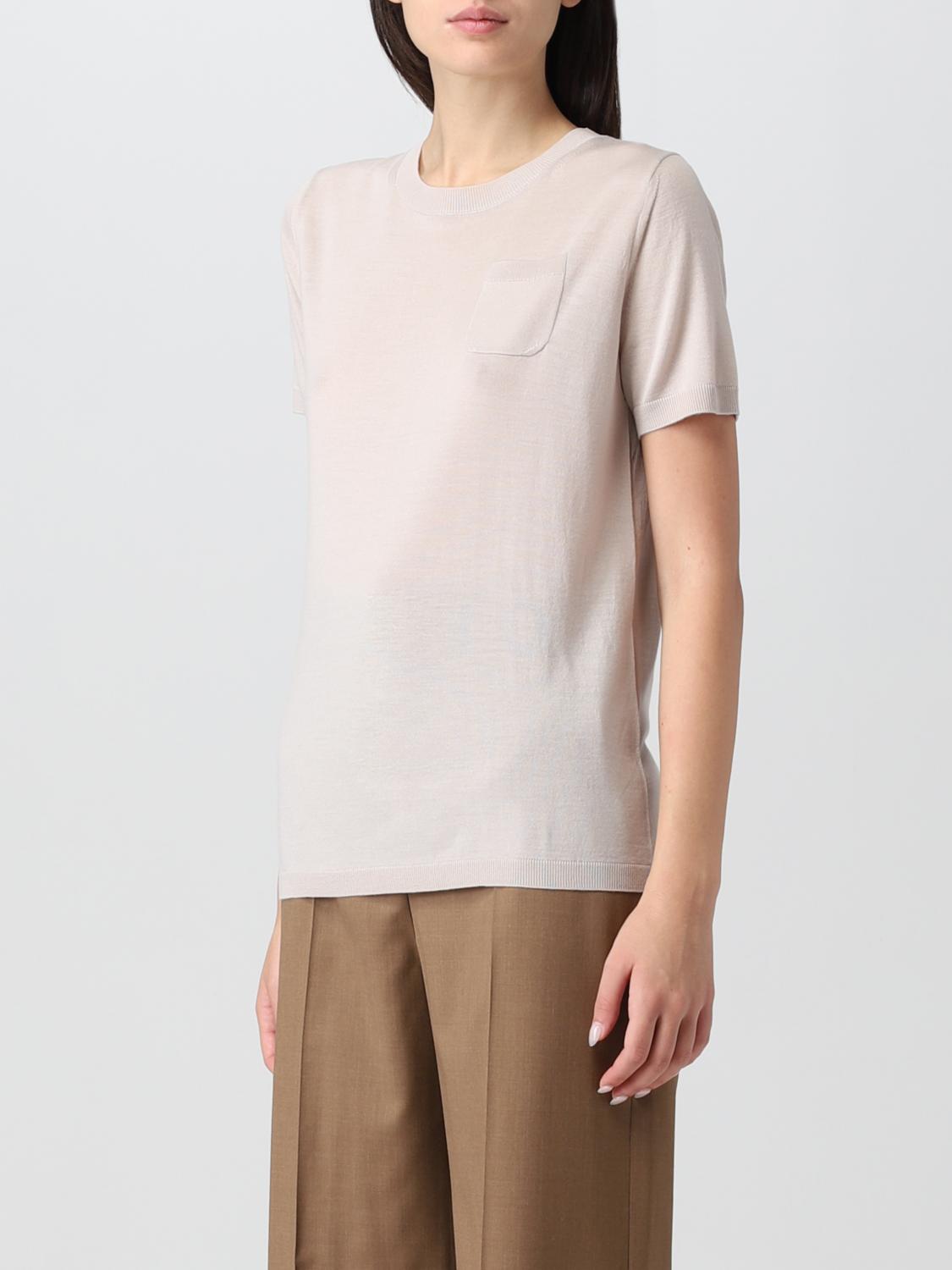 'S MAX MARA CAMISETA: Camiseta mujer S Max Mara, Crudo - Img 4