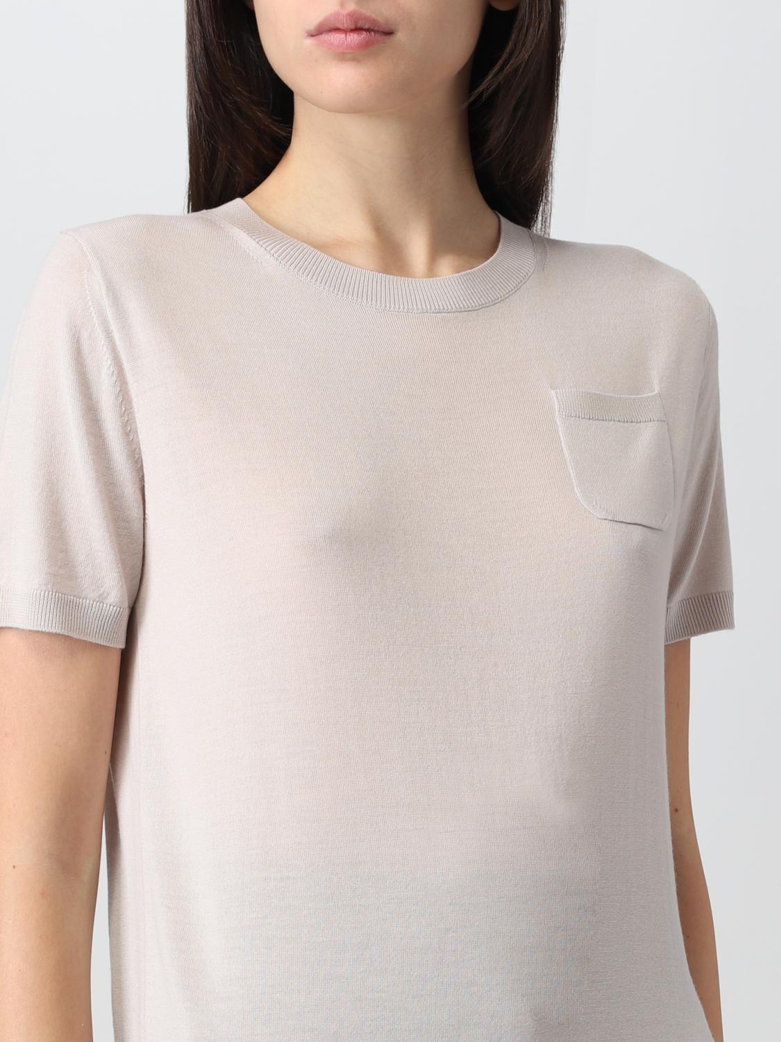 'S MAX MARA CAMISETA: Camiseta mujer S Max Mara, Crudo - Img 5