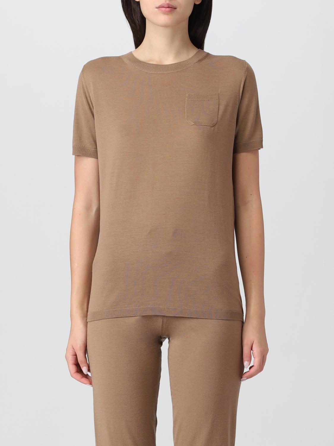'S MAX MARA CAMISETA: Camiseta mujer S Max Mara, Camello - Img 1
