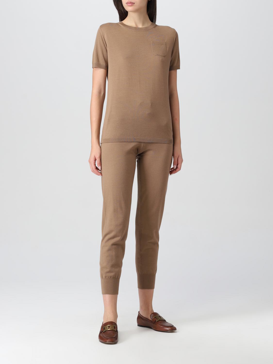 'S MAX MARA CAMISETA: Camiseta mujer S Max Mara, Camello - Img 2