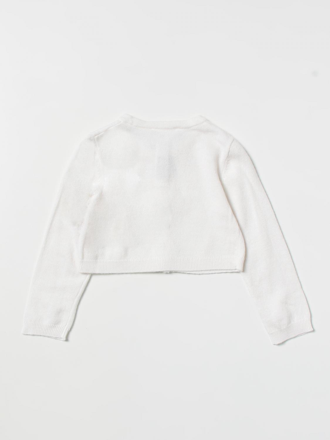 LIU JO PULLOVER: Liu Jo Mädchen Pullover, Weiß - Img 2