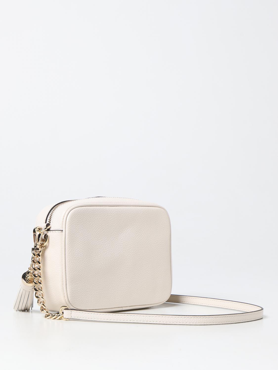 MICHAEL KORS BORSA A TRACOLLA: Borsa Ginny Michael Kors in pelle martellata, Crema - Img 2