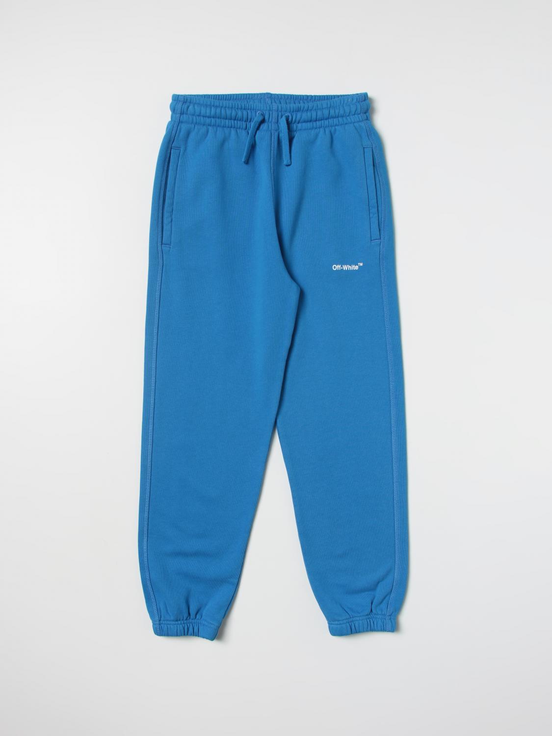 OFF-WHITE KIDS PANTALONES: Monoo niños Off-white, Azul Oscuro - Img 1