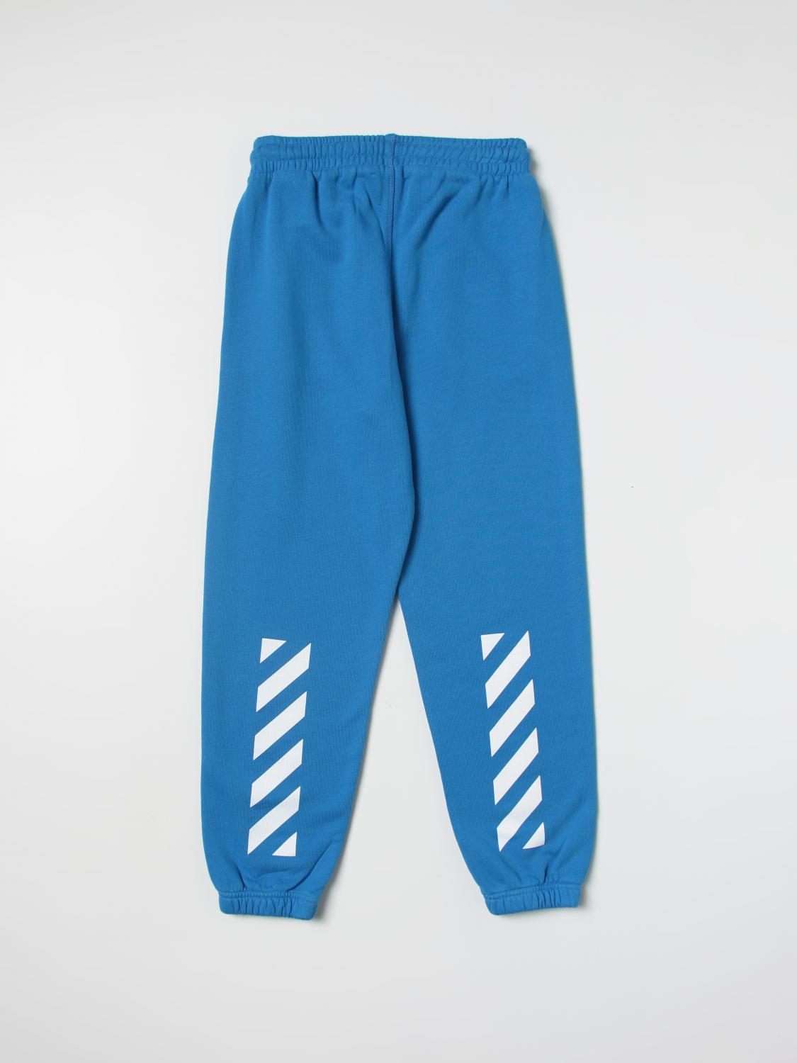 OFF-WHITE KIDS PANTALONES: Monoo niños Off-white, Azul Oscuro - Img 2