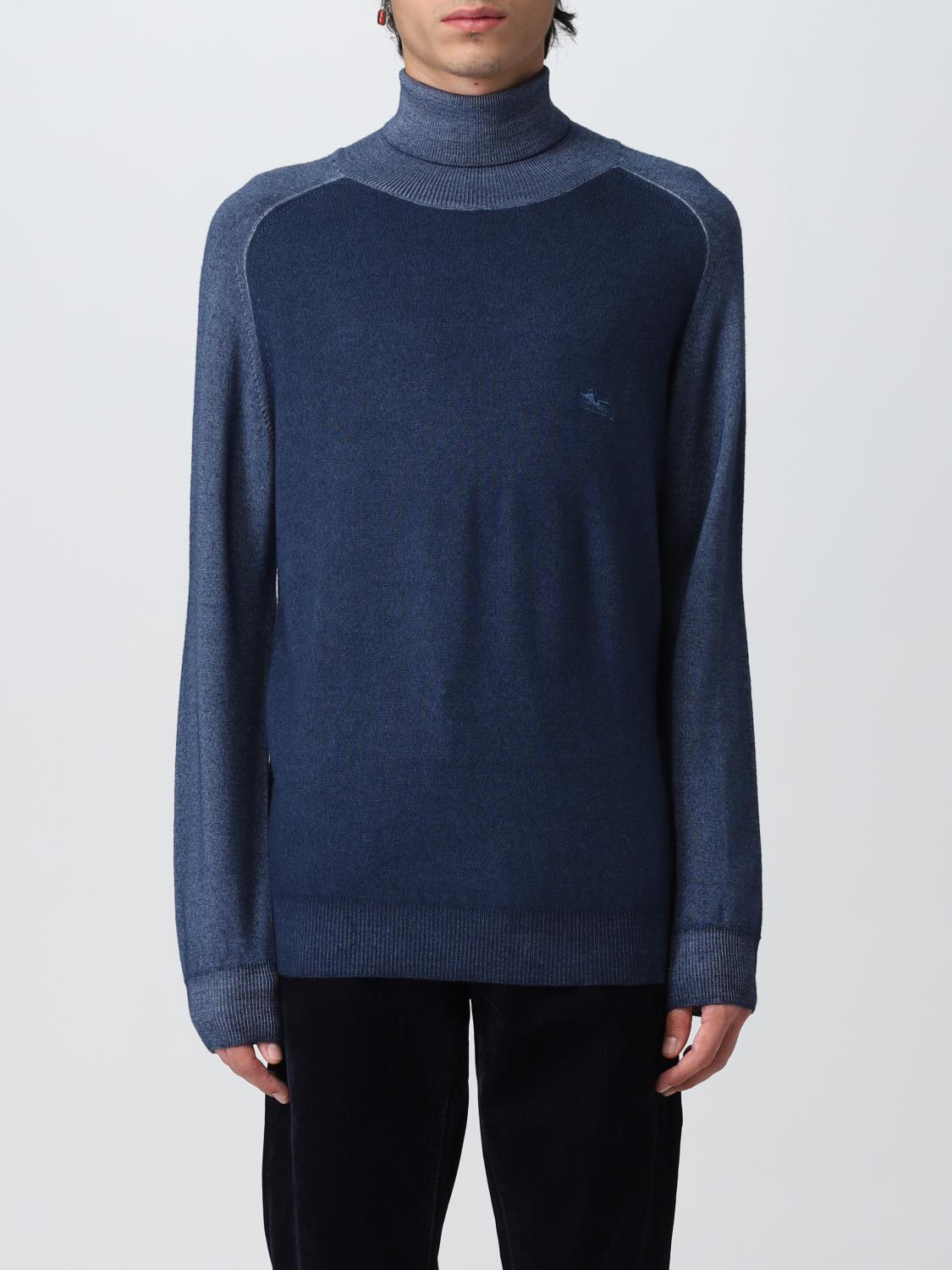 ETRO SWEATER: Sweatshirt men Etro, Blue - Img 1