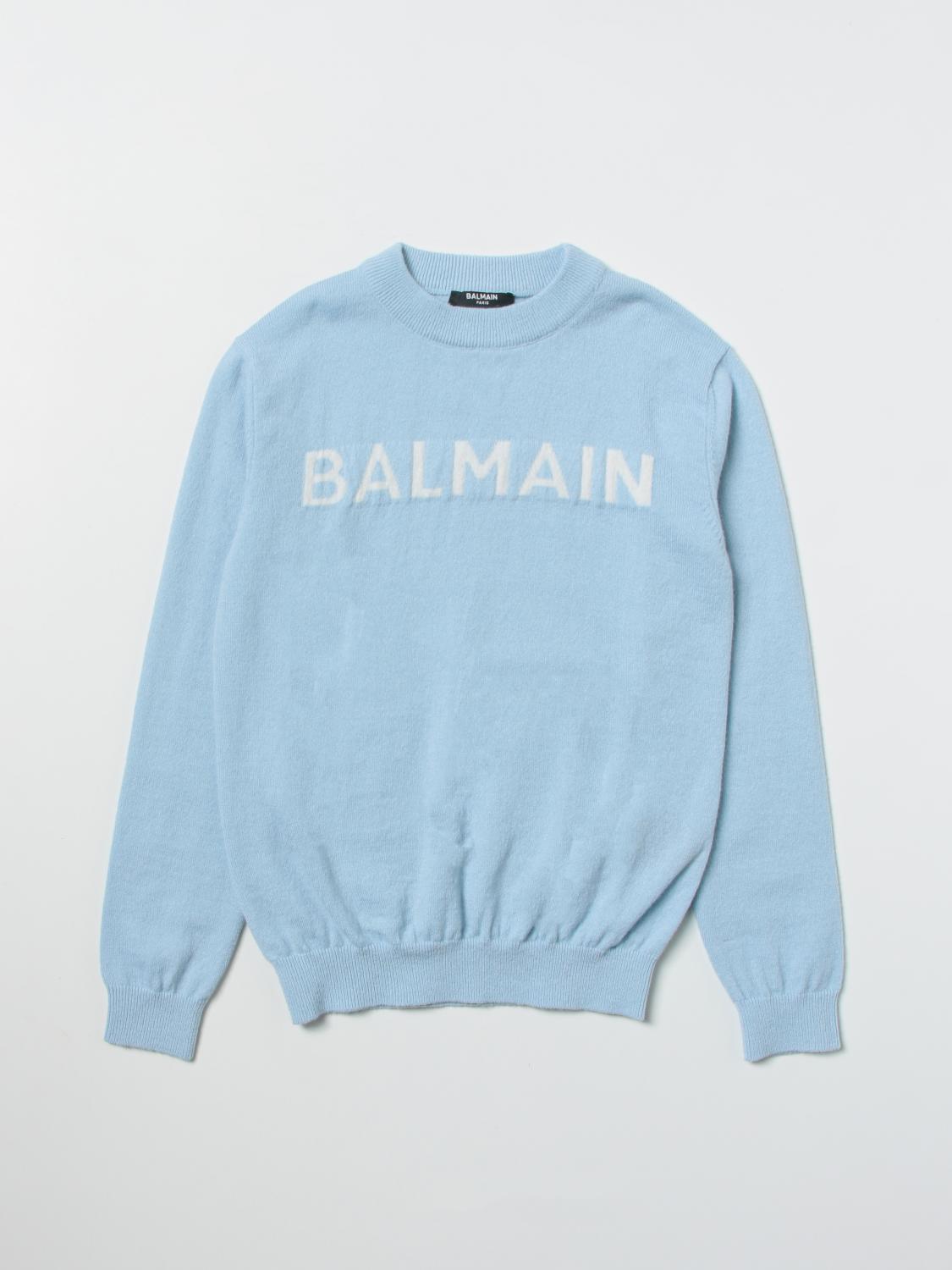 BALMAIN PULLOVER: Balmain Jungen Pullover, Hellblau - Img 1