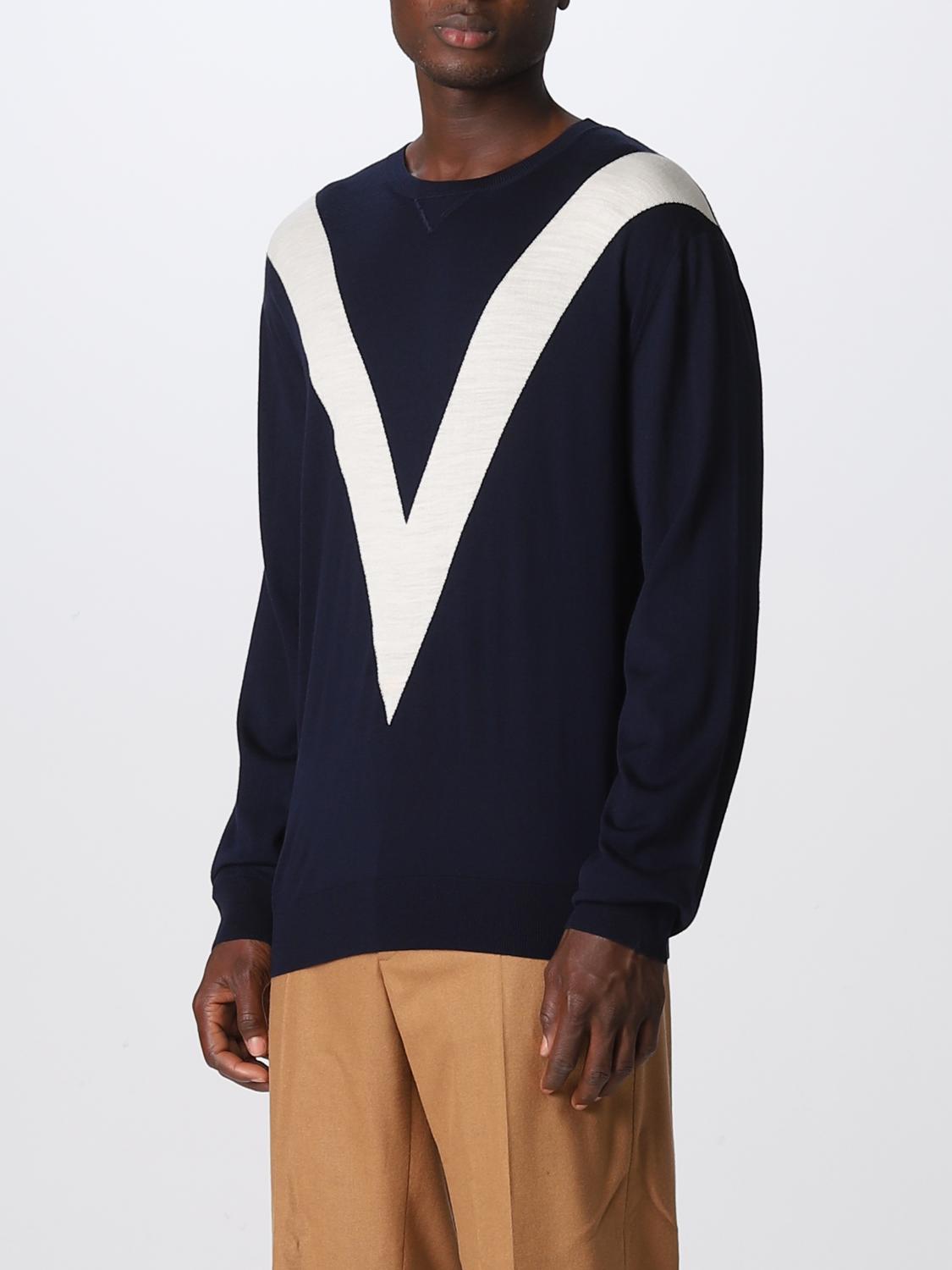 VALENTINO PULLOVER: Valentino Herren Pullover, Navy - Img 4