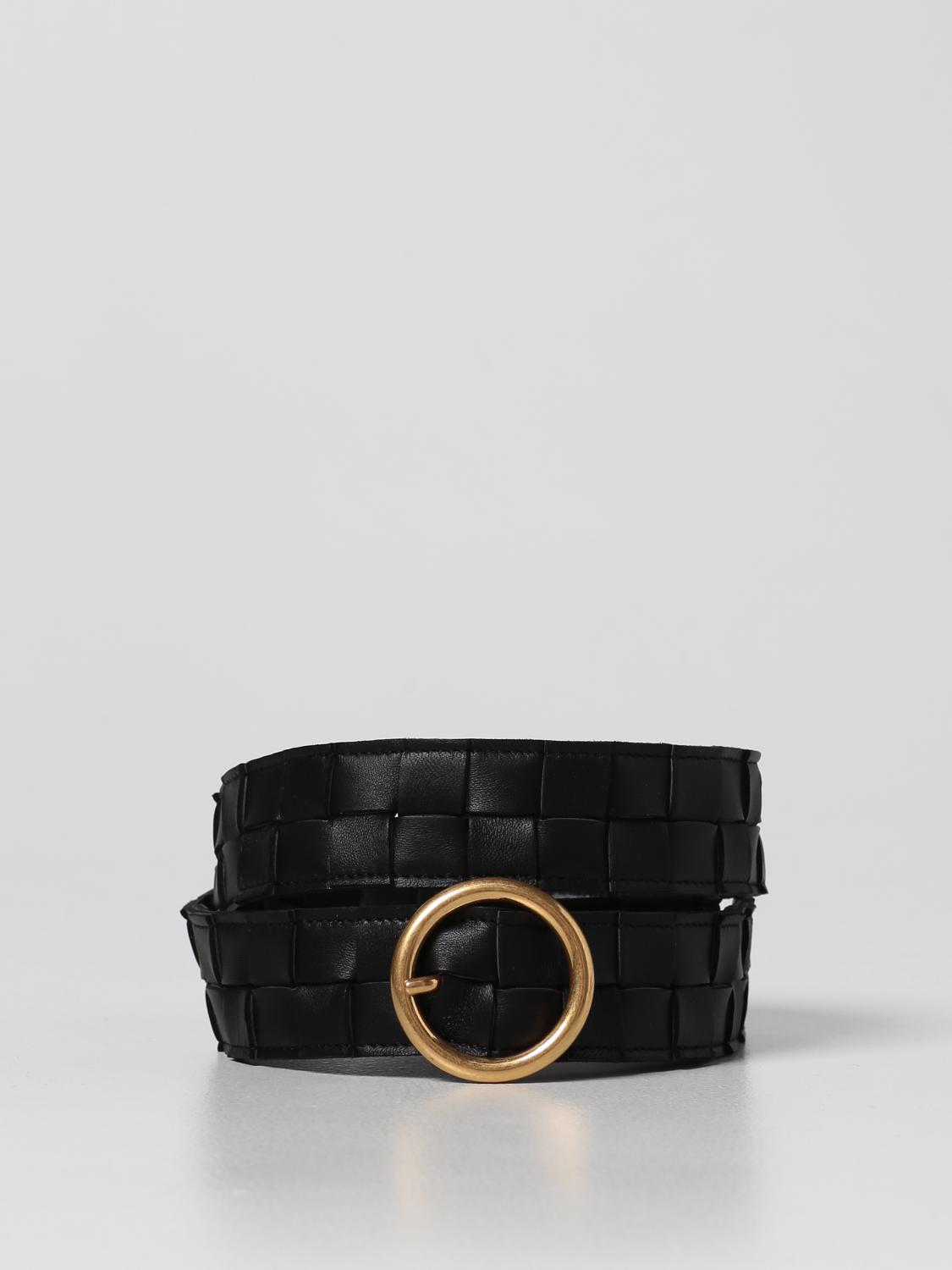 BOTTEGA VENETA: woven nappa belt - Multicolor | Bottega