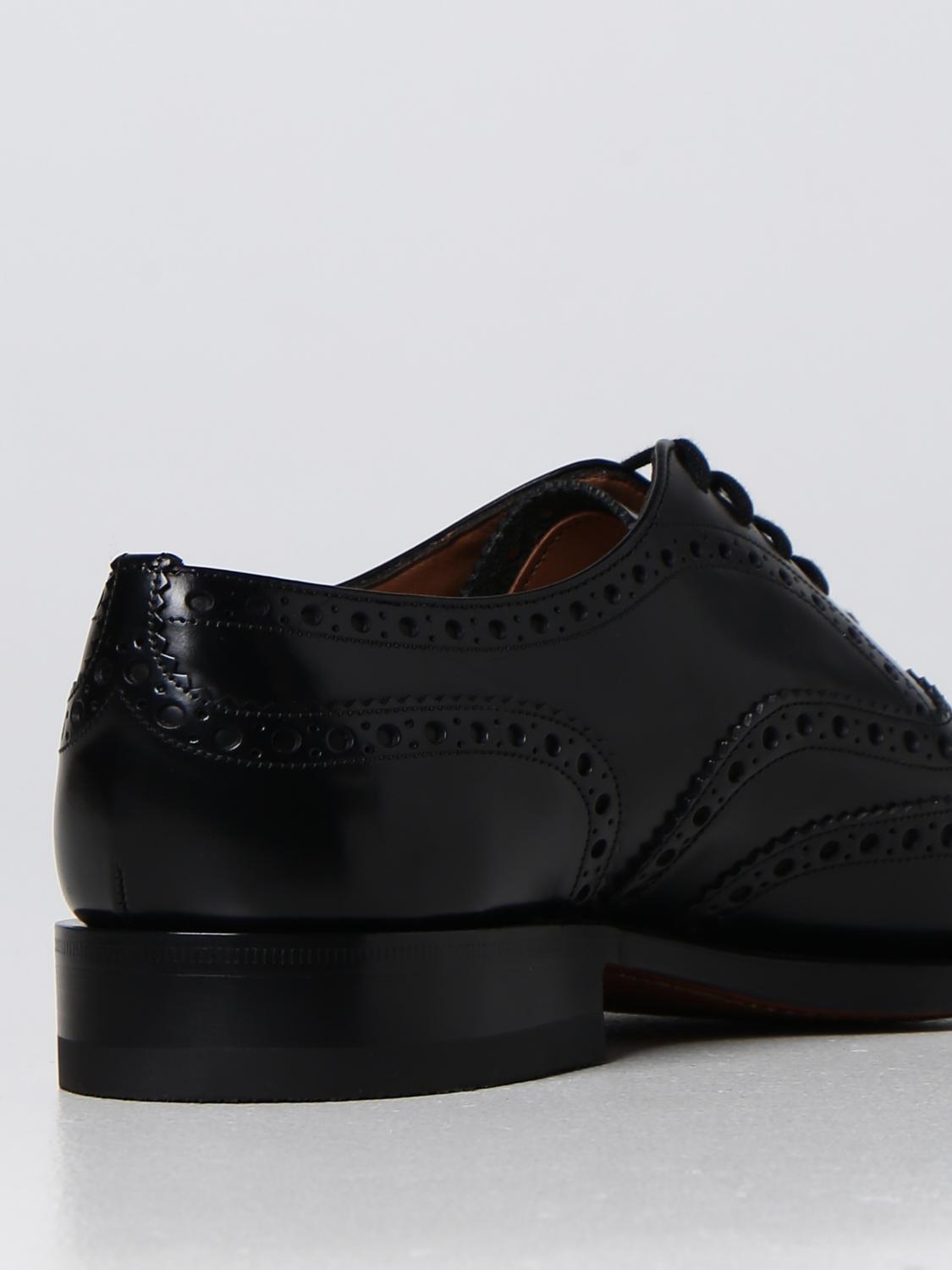 CHURCH'S SCARPE STRINGATE: Derby Burwood Church's in pelle spazzolata, Nero - Img 3