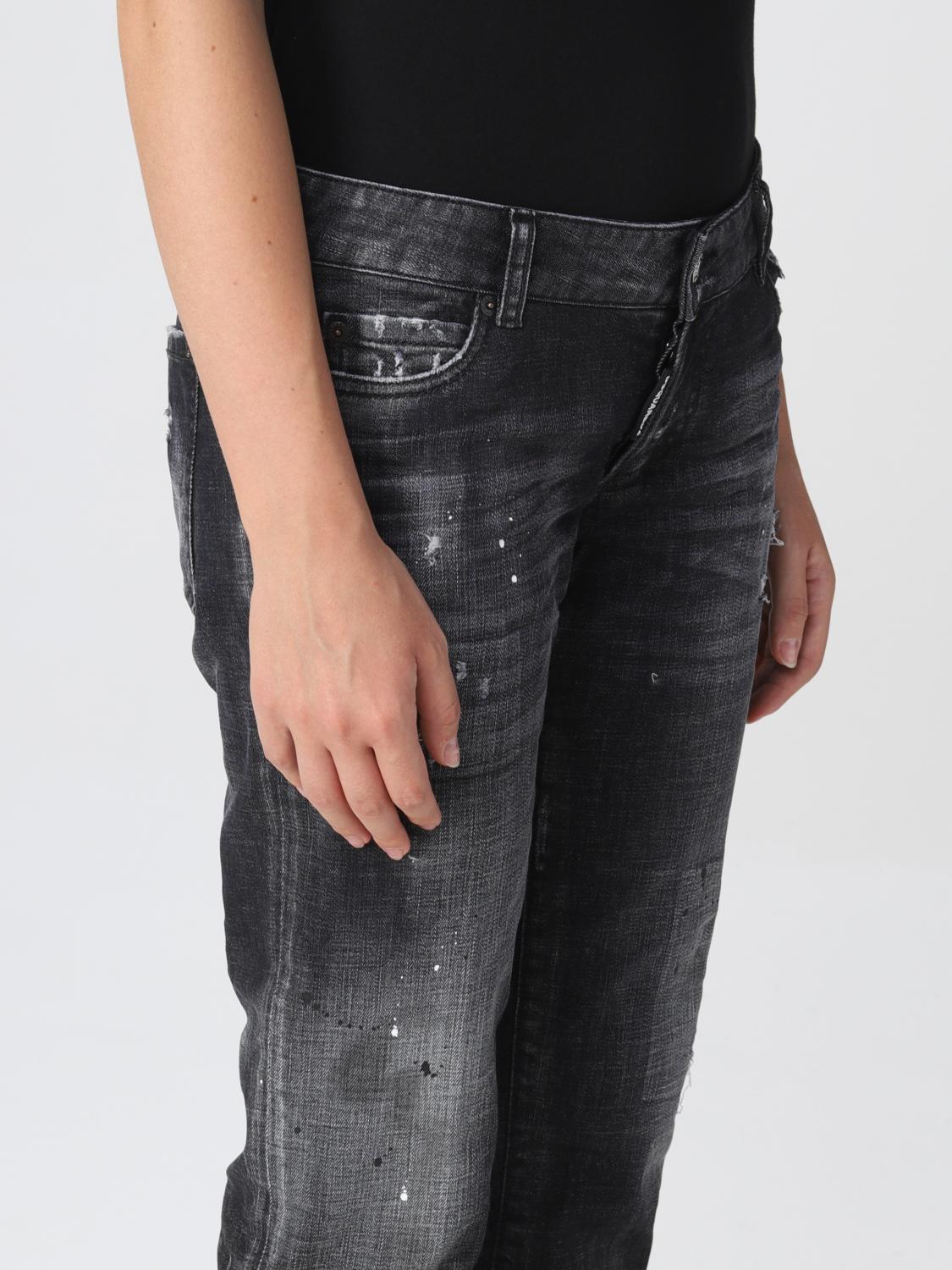 DSQUARED2: Jeans women - Black | Dsquared2 jeans S75LB0655S30357