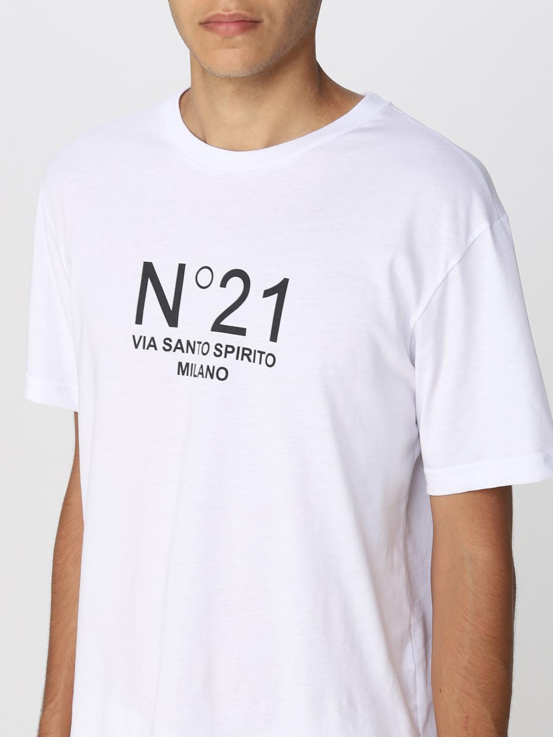 N° 21 T-SHIRT: T-shirt men N° 21, White - Img 3