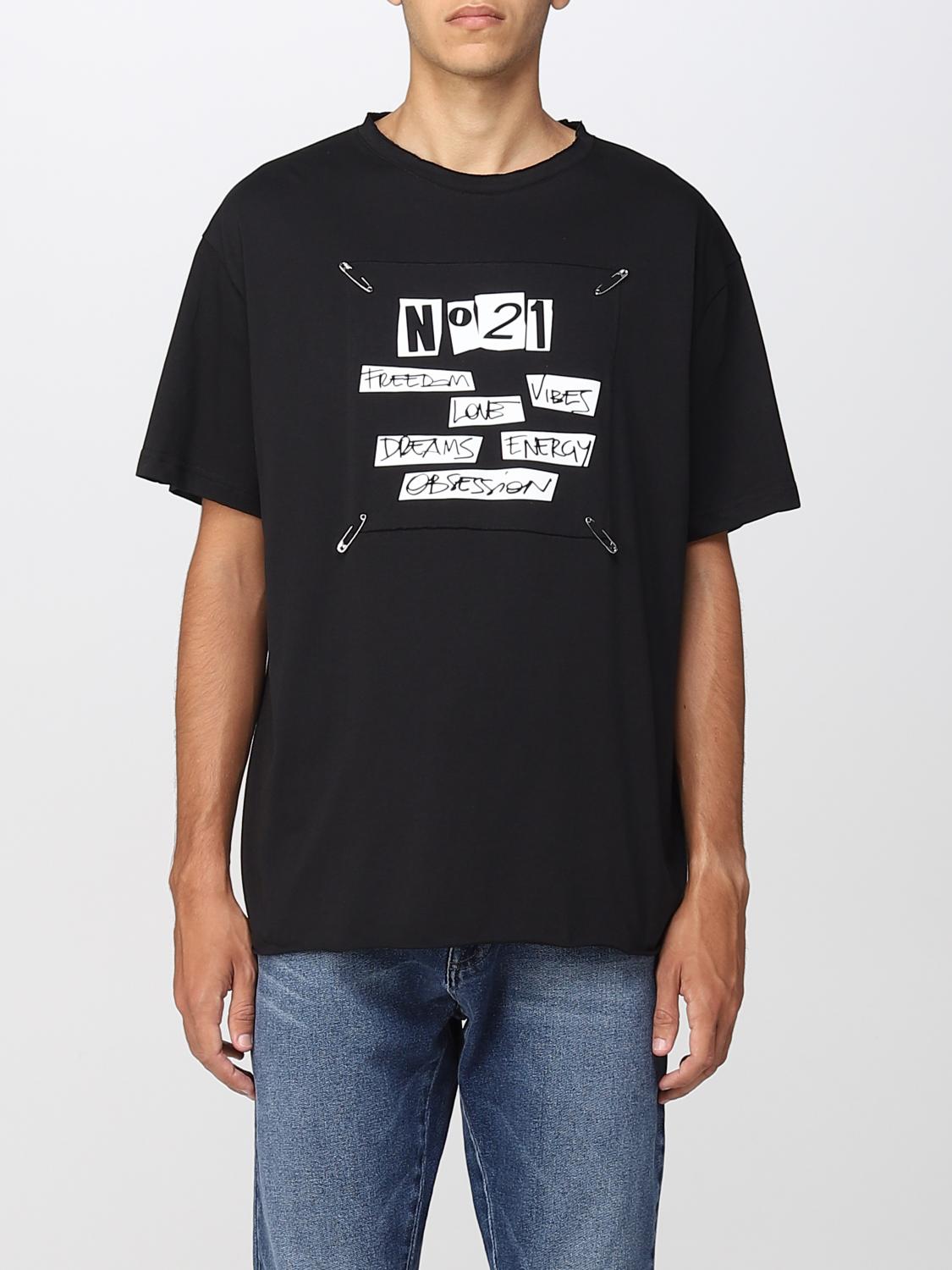 N° 21 CAMISETA: Camiseta hombre N° 21, Negro - Img 1