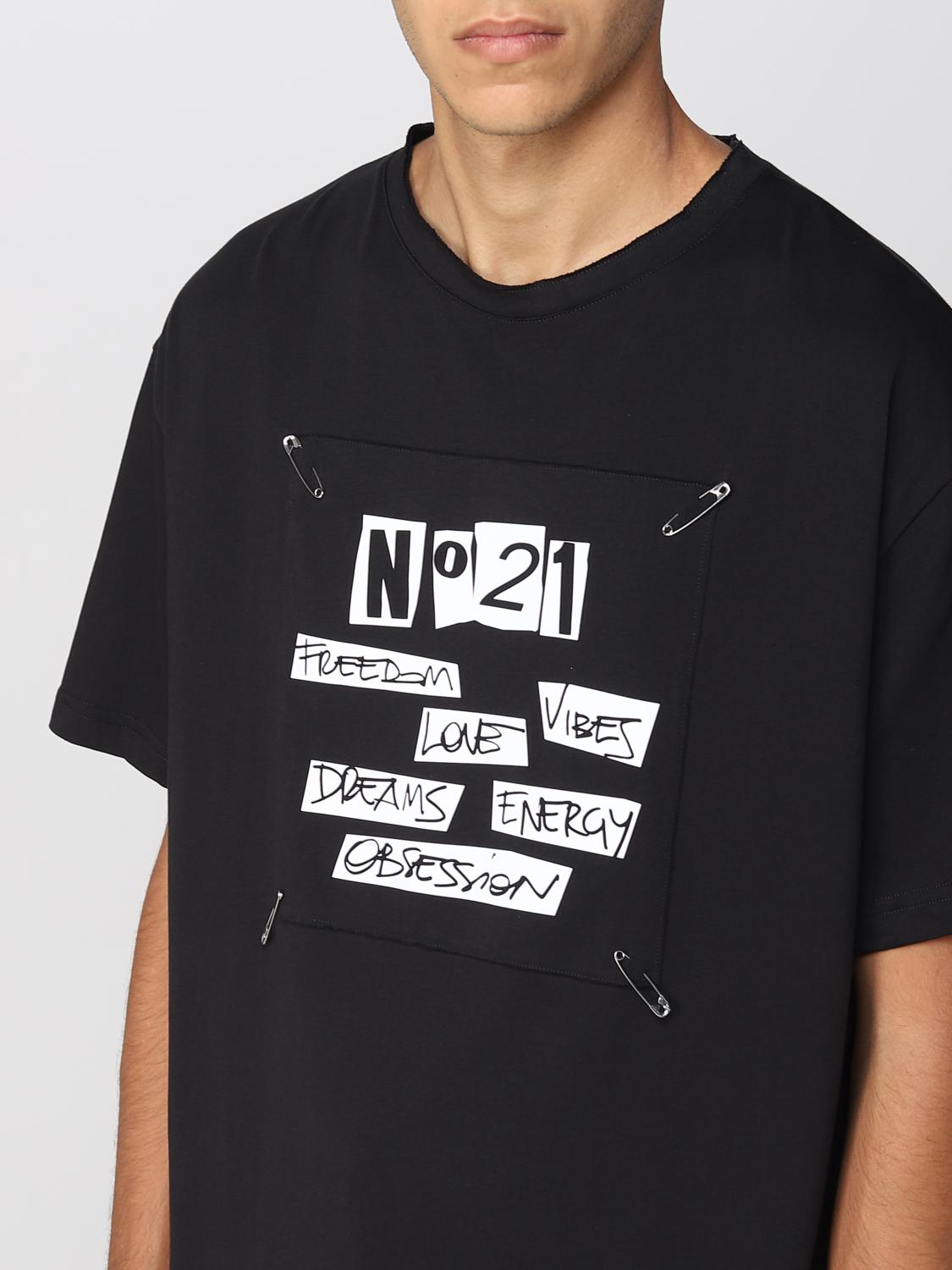 N° 21 CAMISETA: Camiseta hombre N° 21, Negro - Img 3