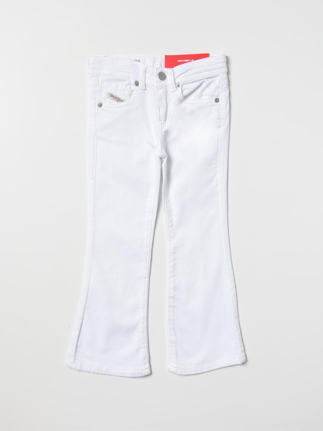 DIESEL JEANS: Vaquero niños Diesel, Blanco - Img 1