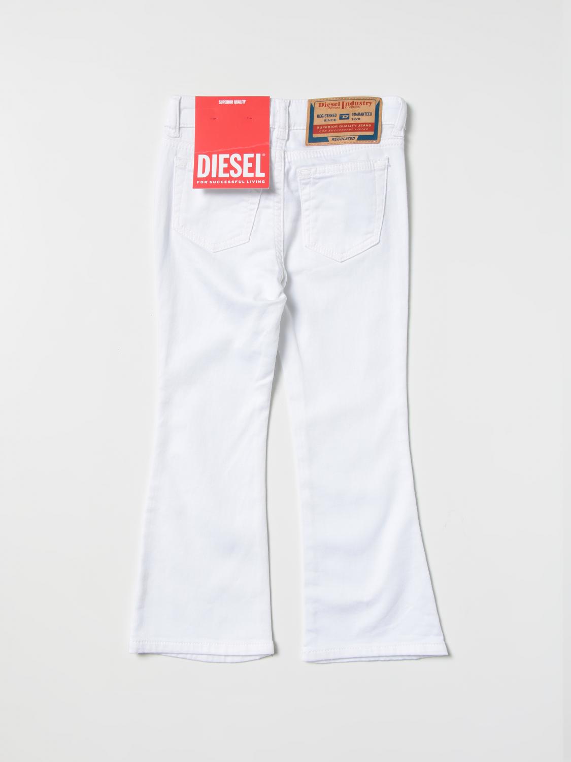 DIESEL JEANS: Vaquero niños Diesel, Blanco - Img 2