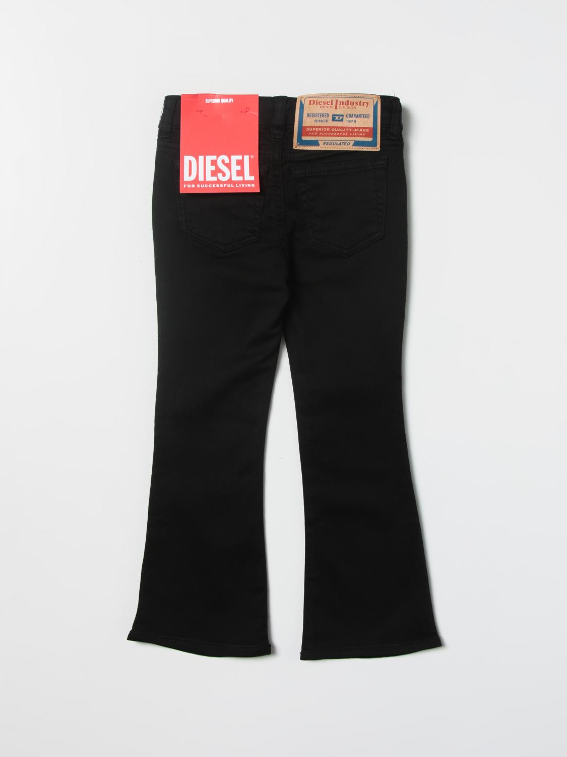 DIESEL JEANS: Diesel Mädchen Jeans, Schwarz - Img 2