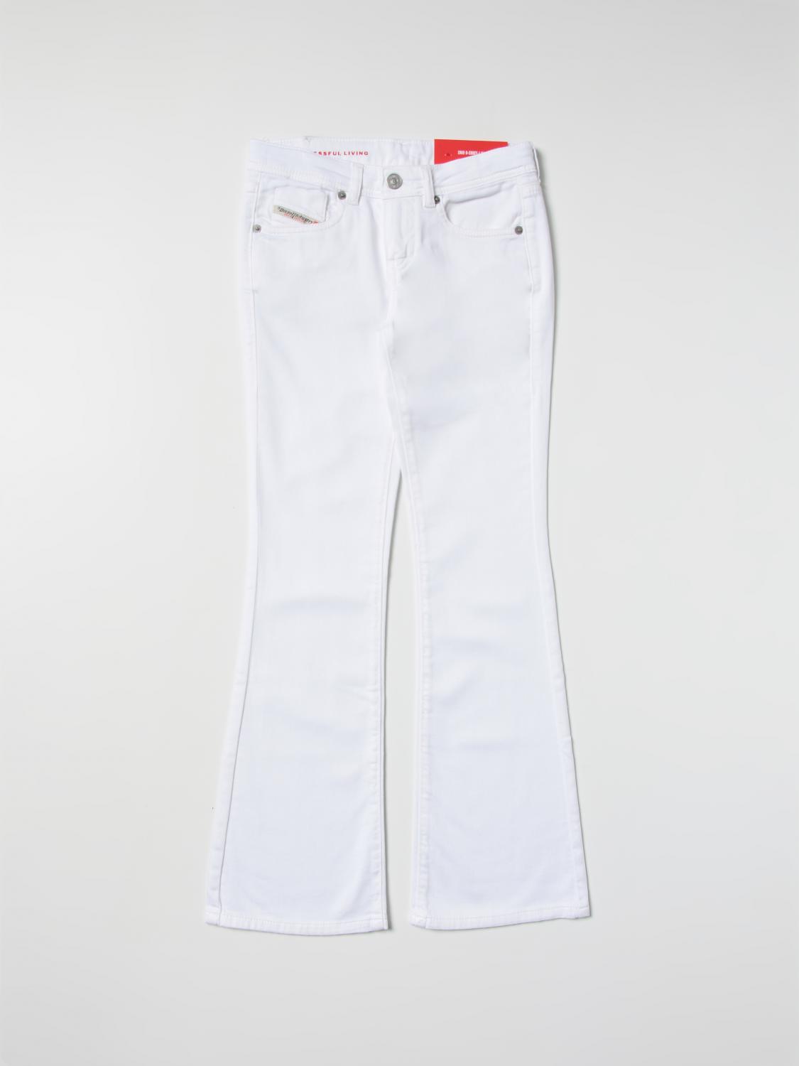 DIESEL JEANS: Diesel Mädchen Jeans, Grau - Img 1