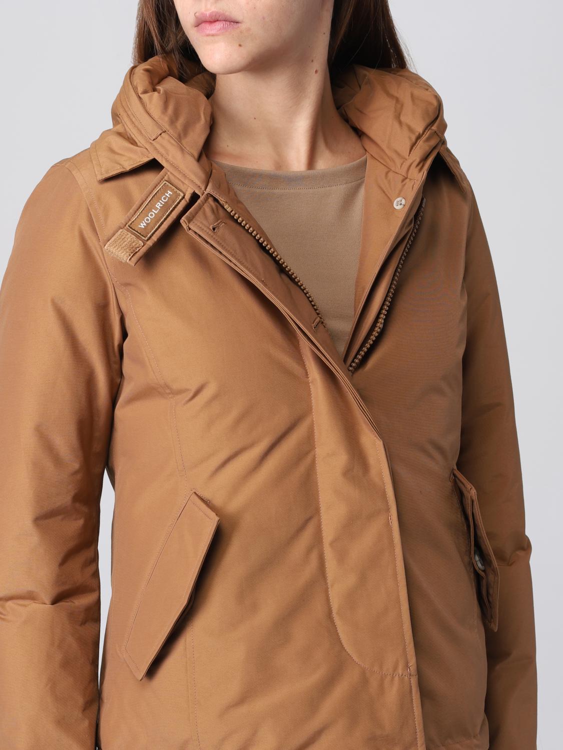 WOOLRICH GIACCA: Parka corto Arctic in Ramar con pelliccia amovibile, Cammello - Img 4