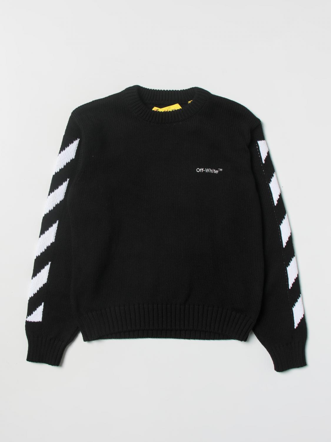 Off-White Camicia In Denim Grigio Per Bambini 44BYD001S26D001031 main image 1
