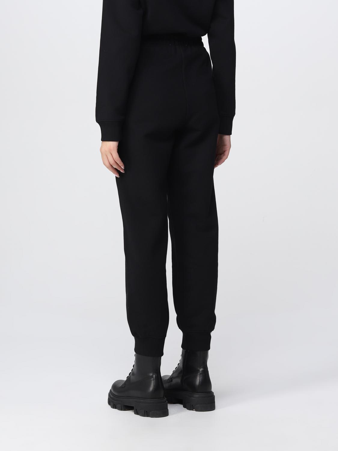 パンツ MOSCHINO COUTURE Woman Pants Black J03300517 3555 Moschino Couture Black Crepe Flared Pants L Moschino Couture