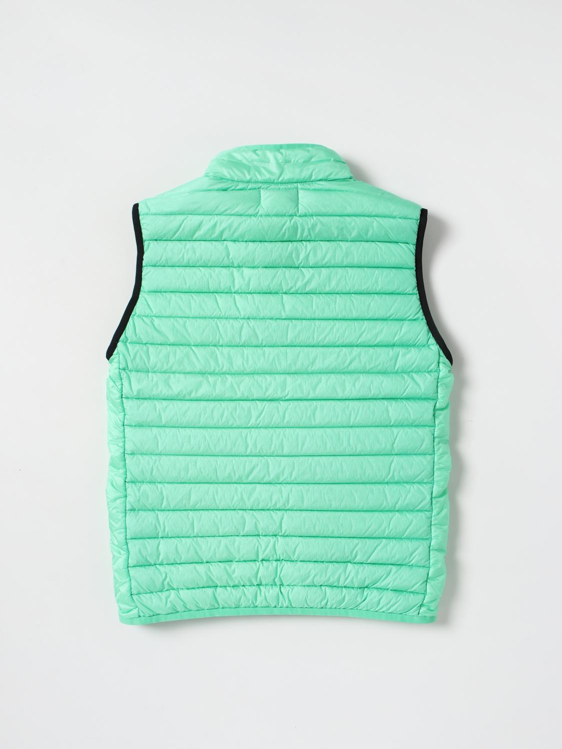 STONE ISLAND JUNIOR CHALECO: Chaleco niños Stone Island Junior, Verde Bosque - Img 2