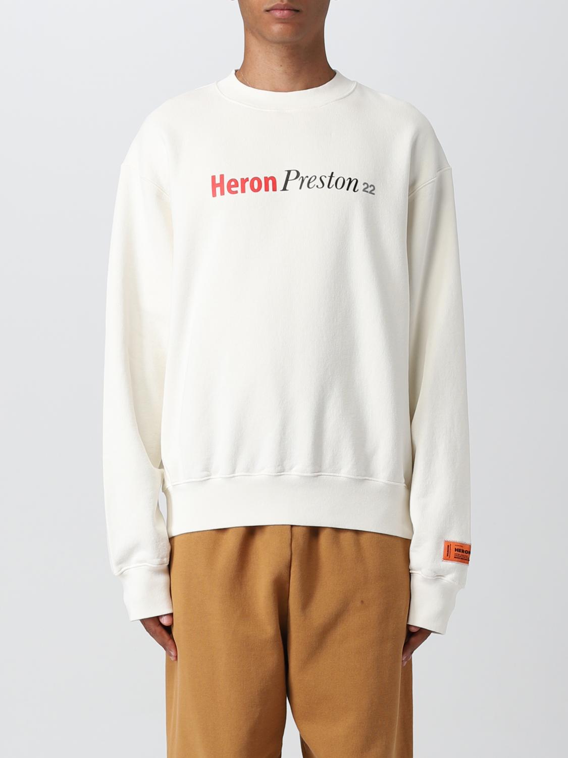 Heron Preston｜SWEATSHIRTS (HMBA020F23JER007 1050) Heron Preston Painted Heron Sweatshirt | Mainline Menswear