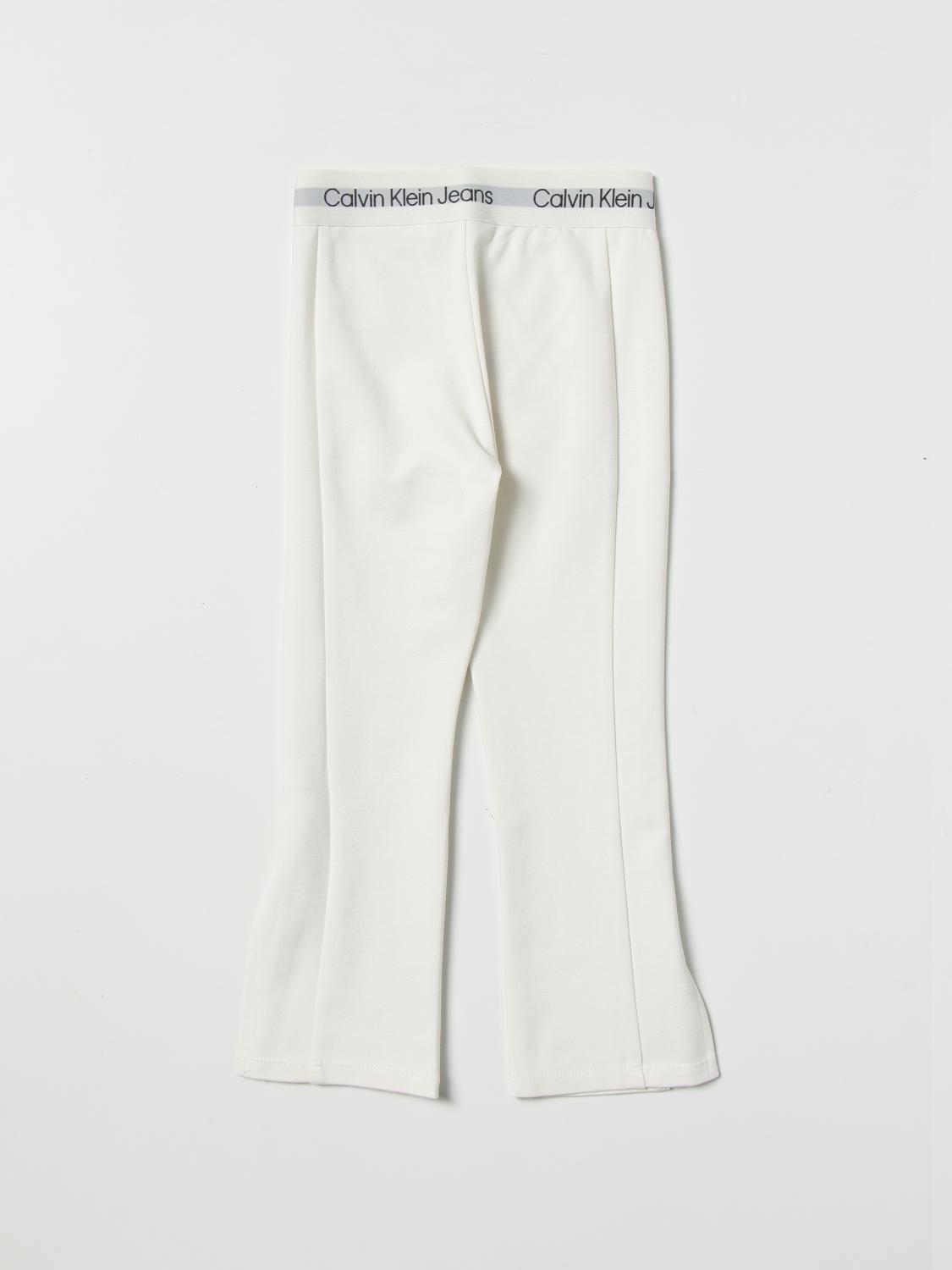 CALVIN KLEIN HOSE: Calvin Klein Mädchen Hose, Ivory - Img 2