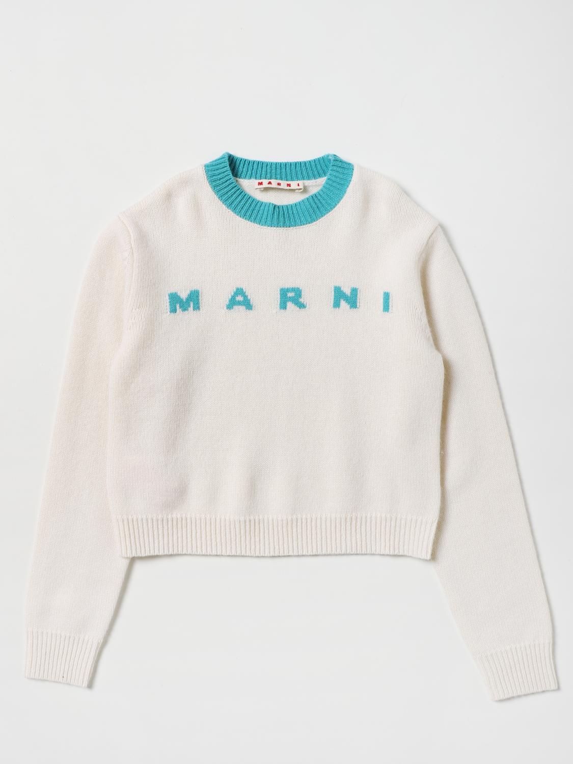 MARNI PULLOVER: Marni Mädchen Pullover, Weiß - Img 1