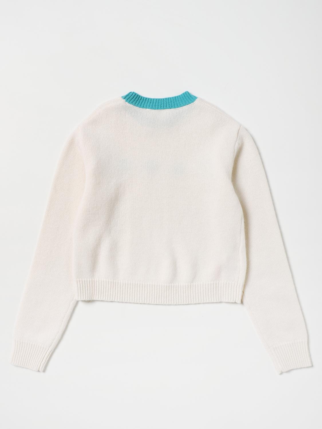 MARNI PULLOVER: Marni Mädchen Pullover, Weiß - Img 2