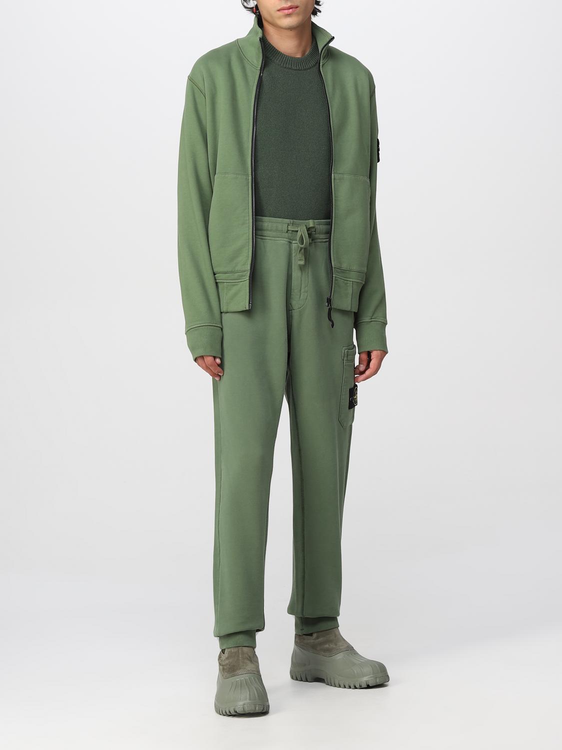 Stone Island スウェットシャツ メンズ - オリーブ | 64320