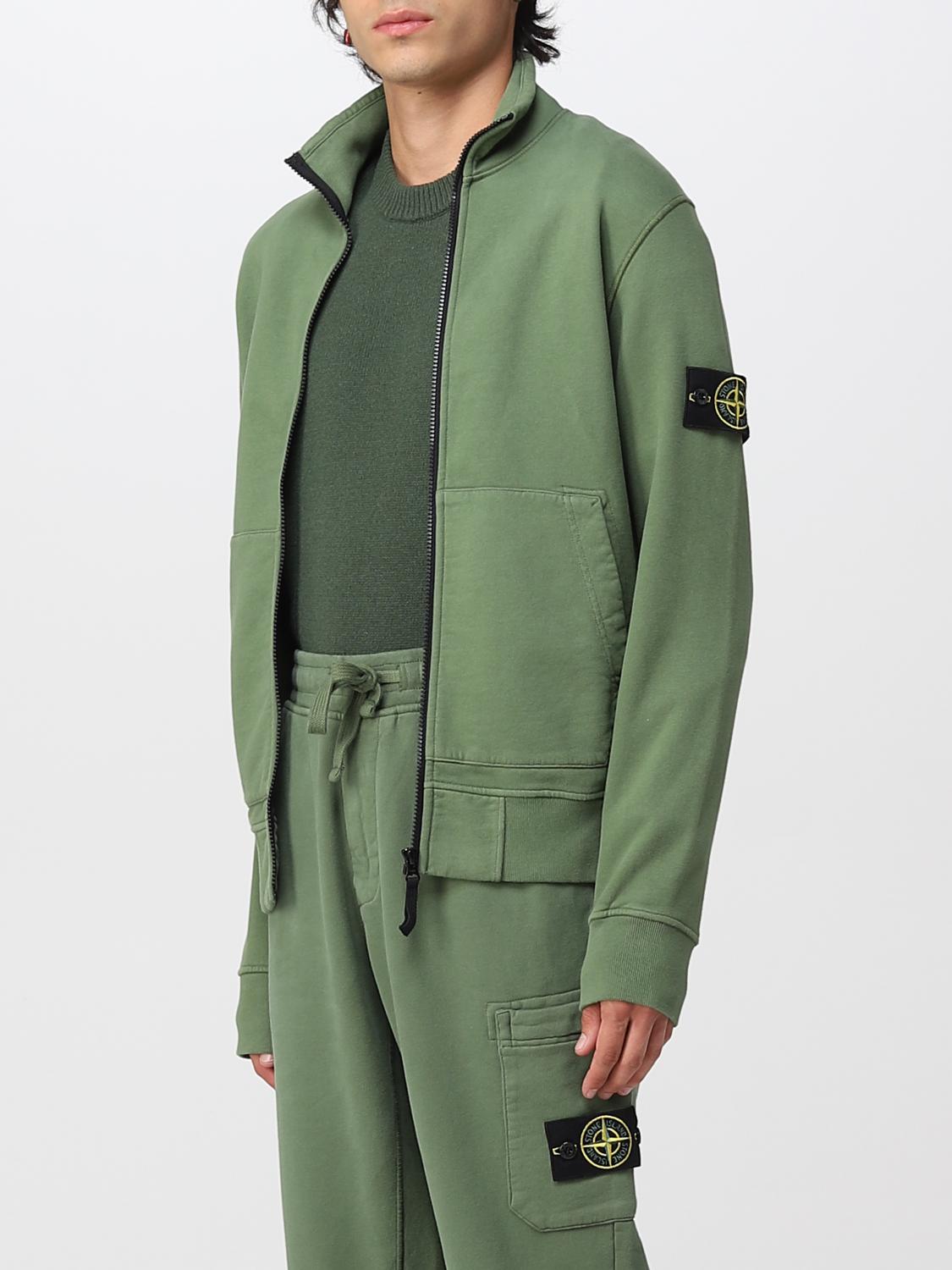 Stone Island スウェットシャツ メンズ - オリーブ | 64320