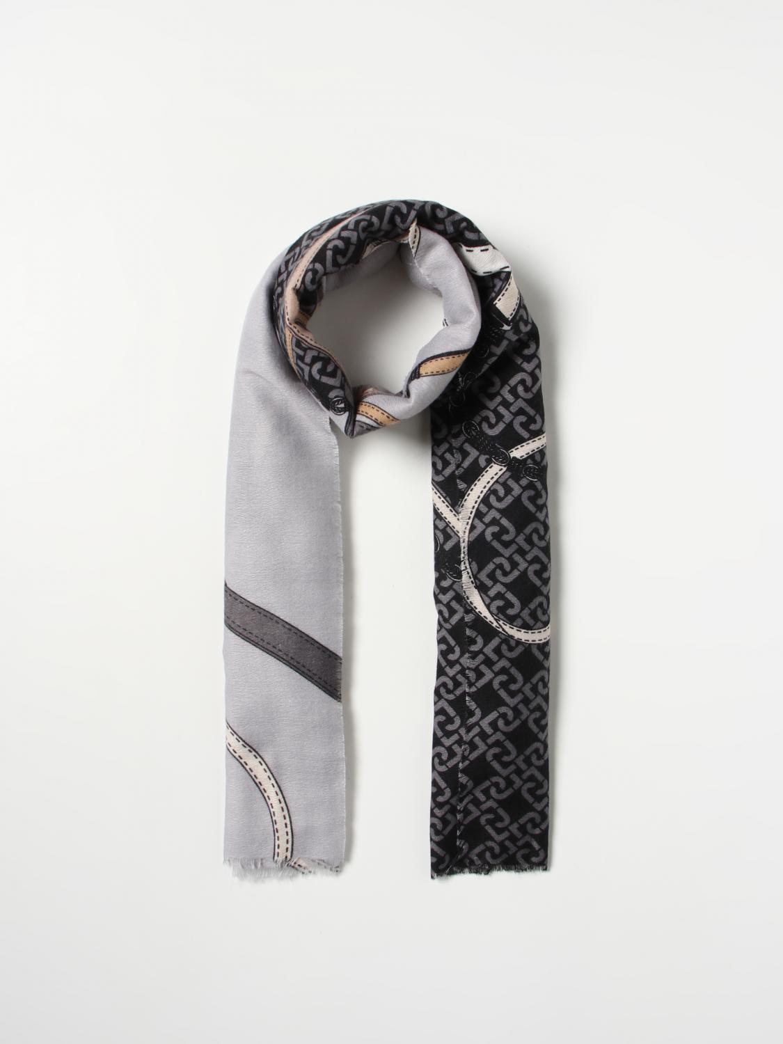 LIU JO SCIARPA: Stola Liu Jo con logo, Nero - Img 2