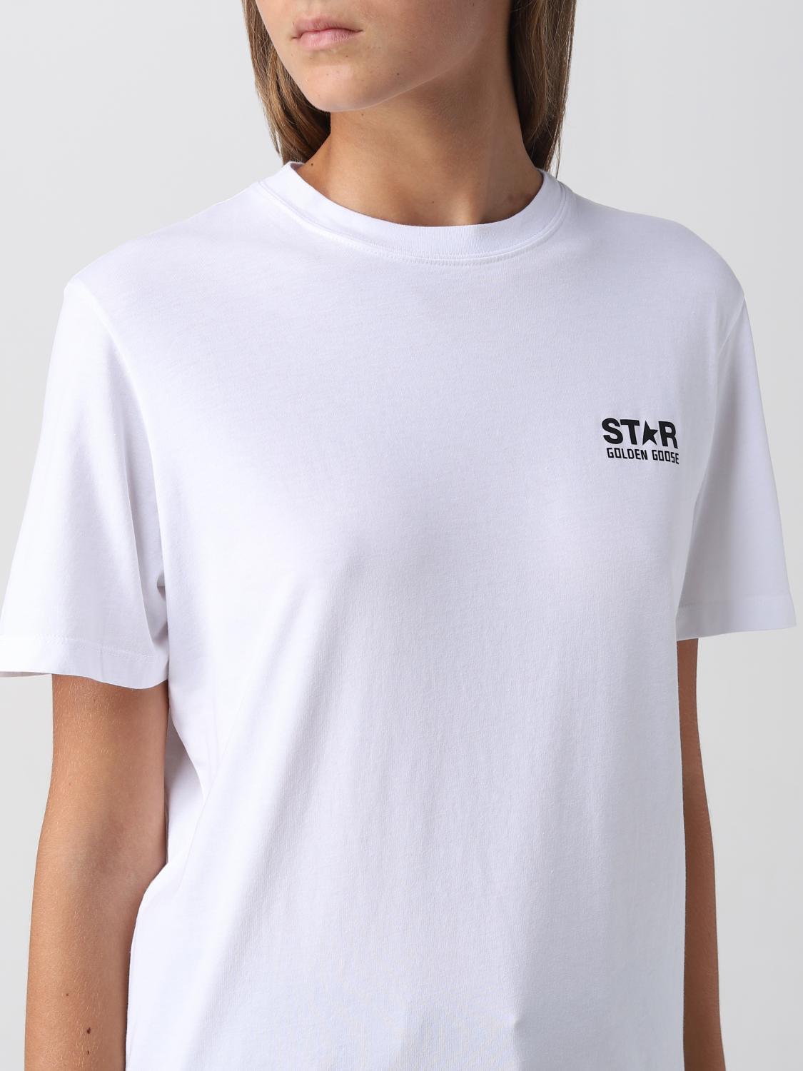 Tシャツ・カットソー GOLDEN GOOSE Women Tops GWP01220P00087910283 White GOLDEN GOOSE: T-shirt women - White | Golden Goose t-shirt
