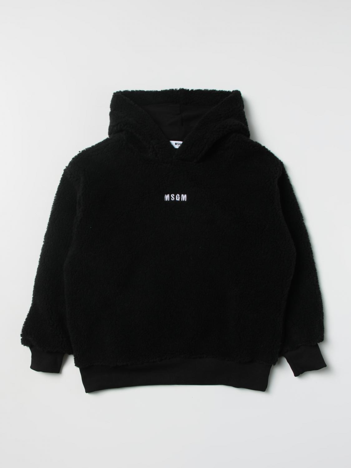 MSGM KIDS PULLOVER: MSGM Kids Jungen Pullover, Schwarz - Img 1