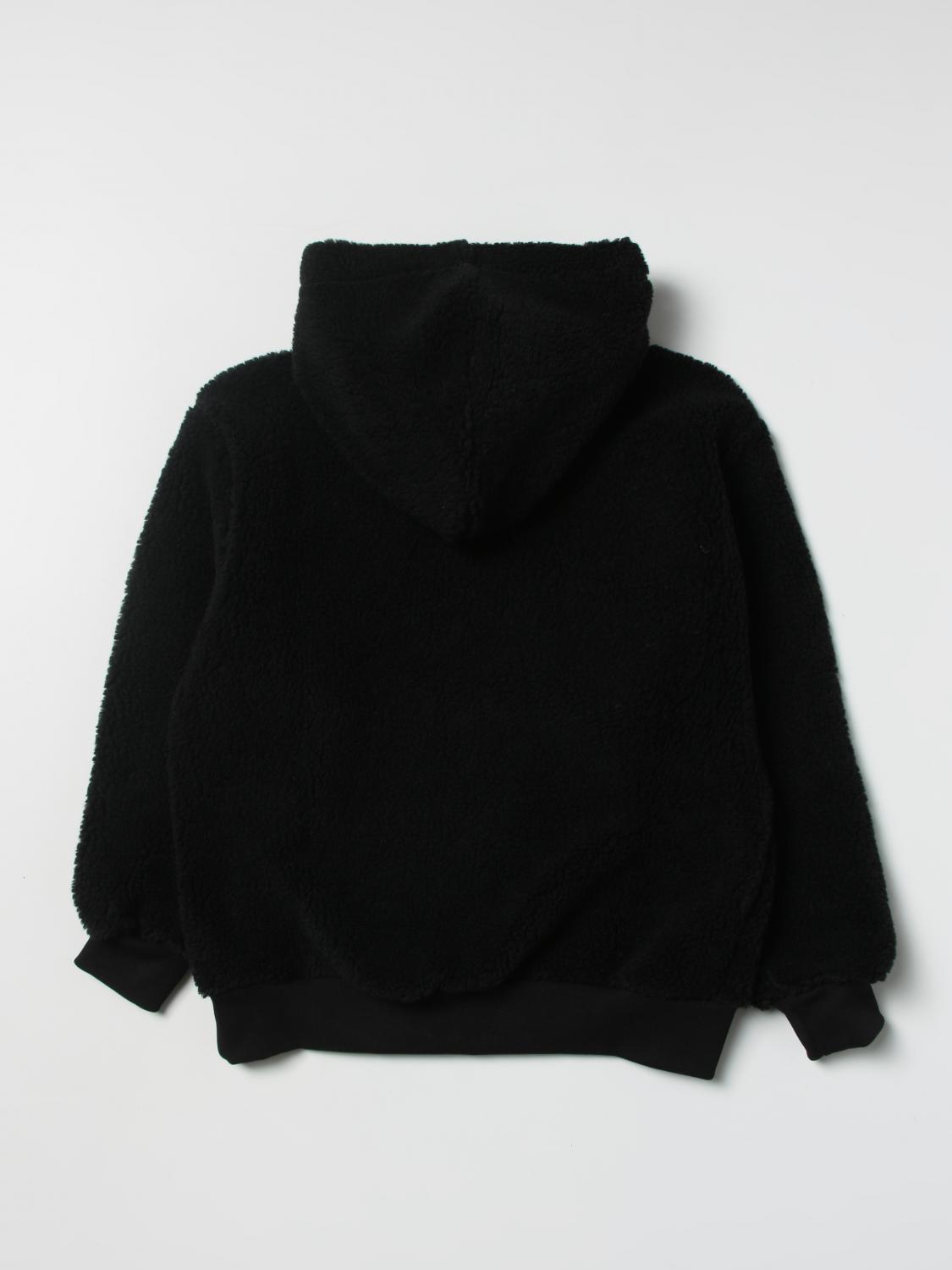 MSGM KIDS PULLOVER: MSGM Kids Jungen Pullover, Schwarz - Img 2