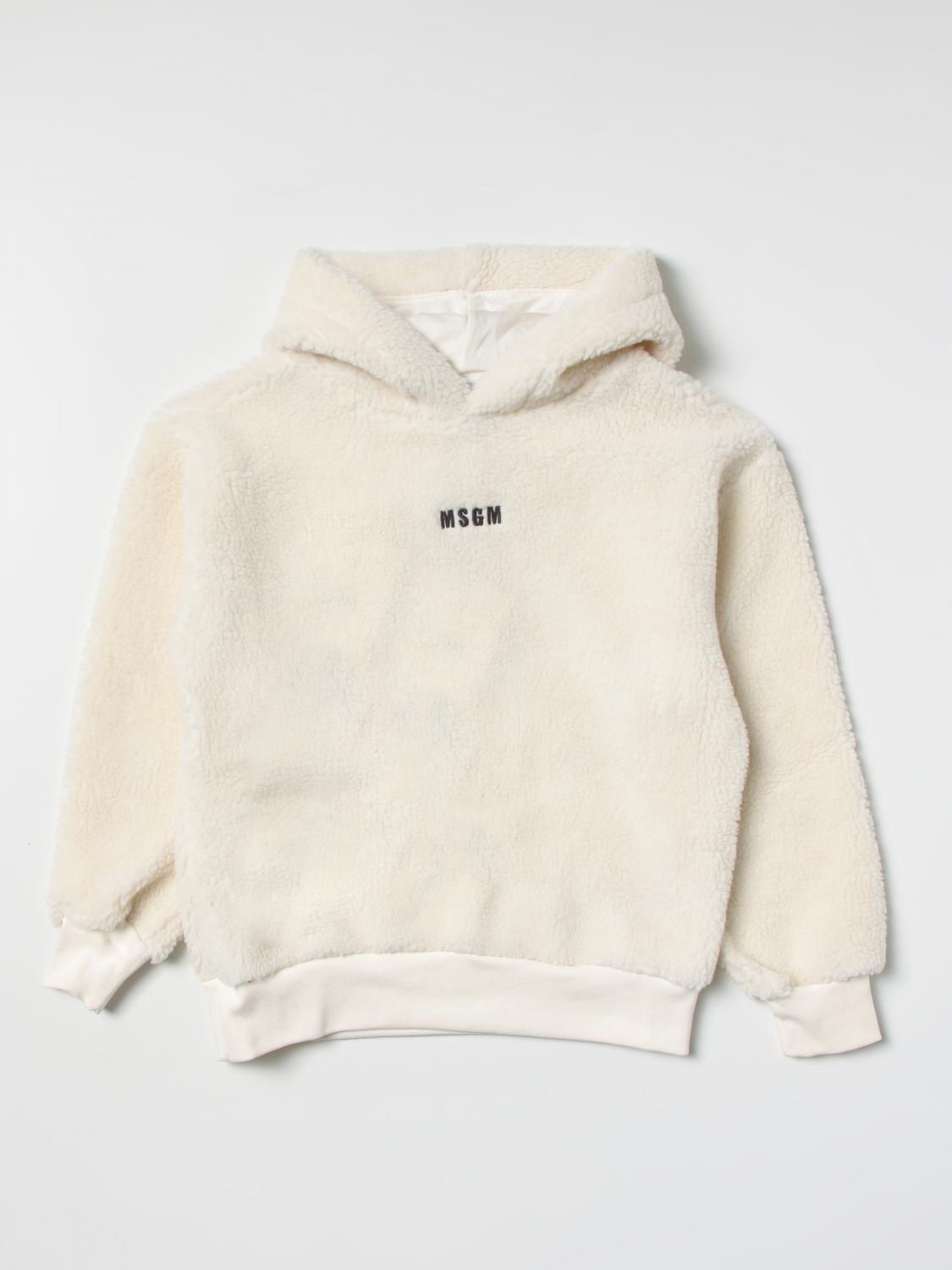 MSGM KIDS JERSEY: Jersey niños MSGM Kids, Crema - Img 1