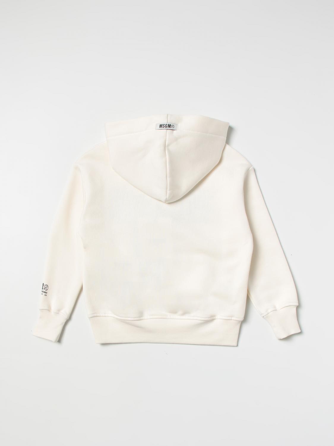 MSGM KIDS PULLOVER: MSGM Kids Jungen Pullover, Cream - Img 2