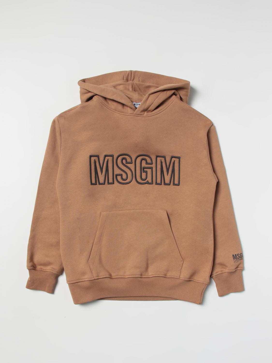 MSGM KIDS PULLOVER: MSGM Kids Jungen Pullover, Biscuit - Img 1