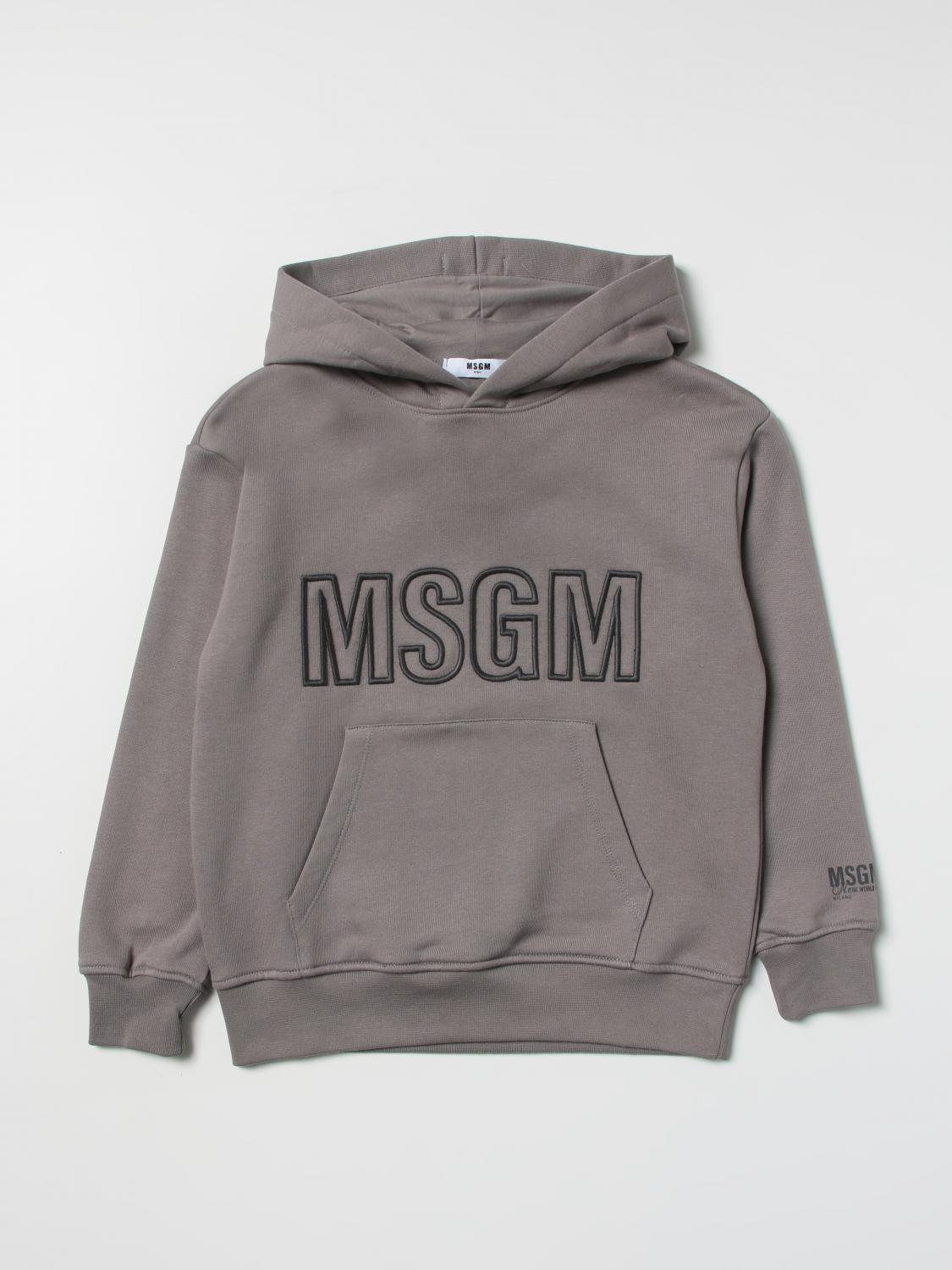 MSGM KIDS PULLOVER: MSGM Kids Jungen Pullover, Lead - Img 1