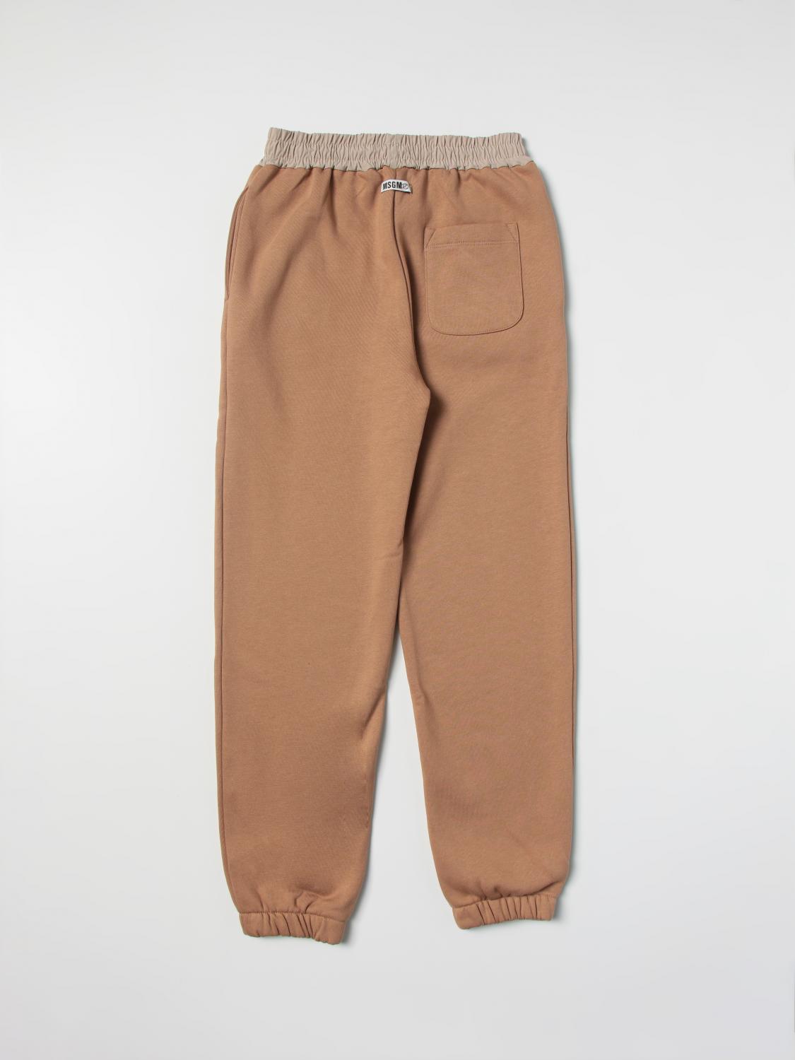 MSGM KIDS HOSE: MSGM Kids Jungen Hose, Beige - Img 2