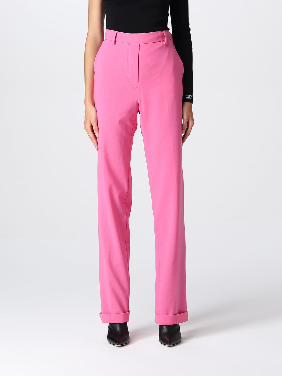 N° 21 PANTS: Pants women N° 21, Pink - Img 1